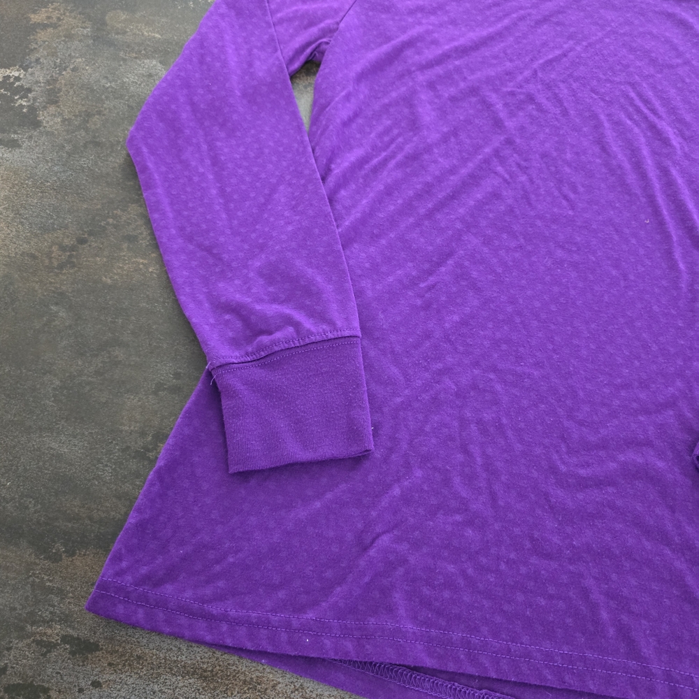 Carhartt Women's Vibrant Purple Long Sleeve Tee Size Medium - Picture 3 of 10
